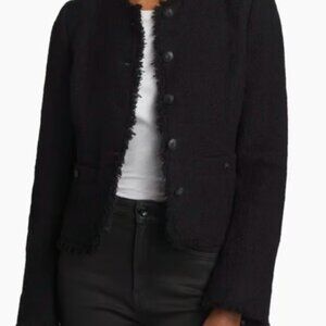 Rag & Bone Black Textured Blazer Size 12